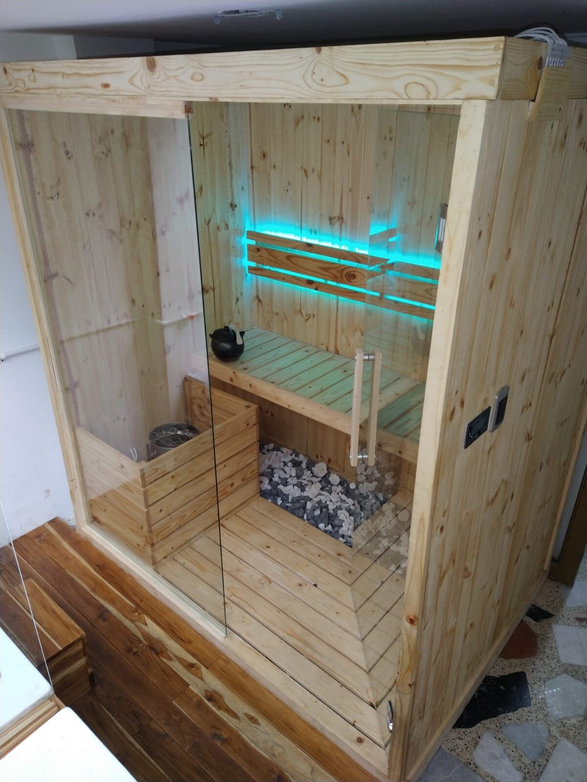 Sauna instalada por Serviconfort